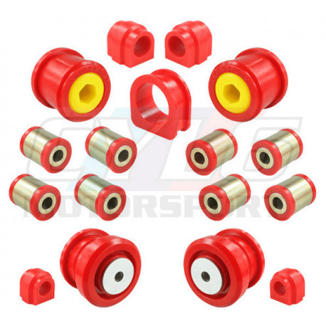 Kit silent-blocs polyuréthane complet SPORT MINI R50 R52 R53 – 80ShA ou 90ShA – jusqu’à 05/2003