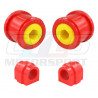 Kit silent-blocs avant MINI R50 R52 R53 & JCW – polyuréthane 80 ou 90ShA