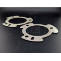 Plaques de renfort tourelles avant BMW E46 2002–2006 – Inox 2,5 mm