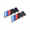 Badges BMW M Performance noir mat/brillant – Paire – OEM 51-14-5-A4B-372