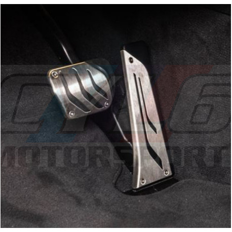Pédales M Performance BMW inox noir – Boîte automatique – OEM 35002232278