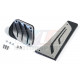 Pédales M Performance BMW inox noir – Boîte automatique – OEM 35002232278