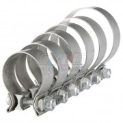 Collier échappement HD-X inox Ø60-63.5mm Powersprint – Réf. 909658