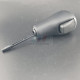 Pommeau de Levier Boîte Auto Simili Cuir Gris Mat pour bmw serie 3 e46
