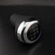 Pommeau 6 vitesses gris mat adaptable pour BMW 1 3 5 6 X1 X3 X5 Z4