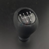 Pommeau M cuir noir BMW 5 vitesses – Bague alu – 25117896031