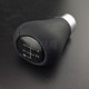 Pommeau M cuir noir BMW 5 vitesses – Bague alu – 25117896031