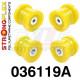 E46-KIT SILENT-BLOCS DE PONT AR 80 ou 90SHORES