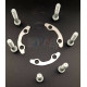 KIT CARDAN TOLE + VIS TORX DE PONT M10x43 CYL6 MOTORSPORT