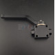 Vanne de circuit de freinage paddock noire – CNC 1/8" NPT aluminium