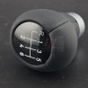 Pommeau M cuir noir BMW 6 vitesses – Bague alu – 25117896031