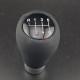 Pommeau M cuir noir BMW 6 vitesses – Bague alu – 25117896031