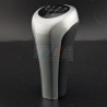 Pommeau 5 vitesses gris cuir/alu type M – Compatible BMW 25111221546