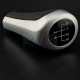 Pommeau 5 vitesses gris cuir/alu type M – Compatible BMW 25111221546