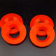 BMW E36/E46/Z4/X3 – Kit limiteurs de silent-blocs de bras arrière (poly 85ShA)