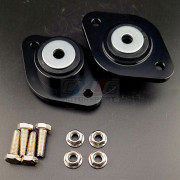 BMW E30/E36/E46/Z3/Z4 – Supports supérieurs d’amortisseur arrière 10 mm avec silent-blocs poly 85ShA (paire)