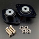 BMW E30/E36/E46/Z3/Z4 – Supports supérieurs d’amortisseur arrière 10 mm avec silent-blocs poly 85ShA (paire)