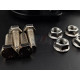BMW E30/E36/E46/Z3/Z4 – Supports supérieurs d’amortisseur arrière 10 mm avec silent-blocs poly 85ShA (paire)