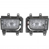 Paire de feux antibrouillard transparents BMW E30 Phase 2 – Adaptables (63171385945 / 63171385946)