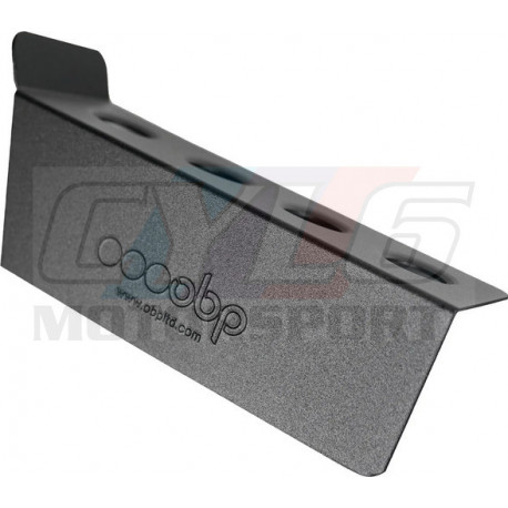 Repose-pied conducteur OBP aluminium noir – Footrest Racing