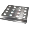 Plancher conducteur aluminium plat OBP – Foot Support Racing