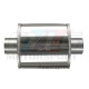 SILENCIEUX MONO-TUBE OVAL Lg D'ABSORPTION 250 MM 