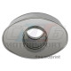 SILENCIEUX MONO-TUBE OVAL Lg D'ABSORPTION 250 MM 