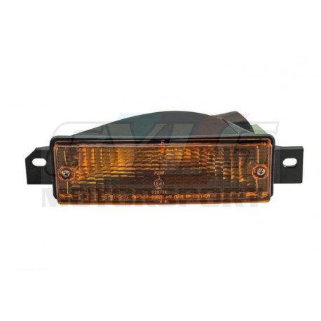 Clignotant avant gauche BMW E30 (09/87–) orange avec support – OEM 63131380961