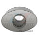 SILENCIEUX UNIVERSEL OVAL 350MM Ø50