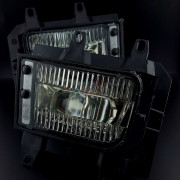 Paire de feux antibrouillard transparents BMW E30 Phase 2 – Adaptables (63171385945 / 63171385946)