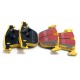 E6X/E7X/E9X PLAQUETTES ARRIERE EBC YELLOW STUFF DP41451R 34216768471 
