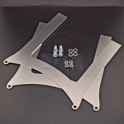 Kit de fixation aluminium pour ventilateur SPAL –avec visserie (paire)