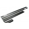 MOULURE DE PORTE M/// AVEC TROUS ET INSERT CHROME