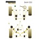 E30-E36 PAIRE SILENT-BLOCS AVANT BLACK